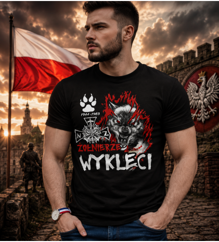 KOSZULKA ŻOŁNIERZE WYKLĘCI 44-63
